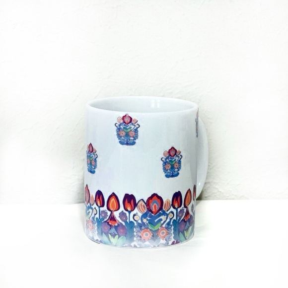 Handmade Motif Design Ceramic Coffee Mug - Picture 1 of 2